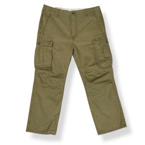 Levis Pants Men 36x30 (ACTUAL 37x27.5) Olive Green Cargo Chino Cotton NWT